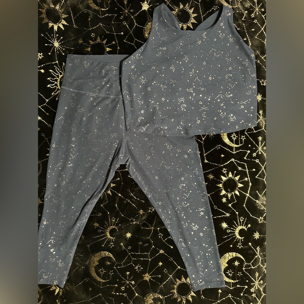 Beyond Yoga Constellations Softshine Tank and Leggings Set